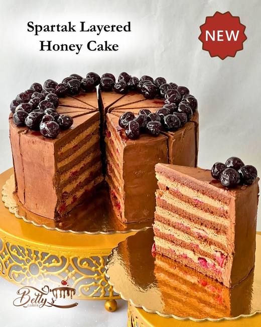 Spartak Layered Honey Cake