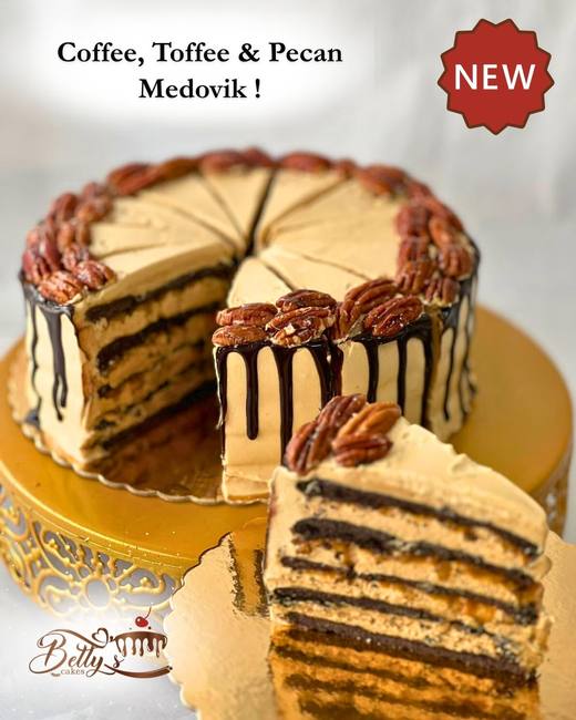 Coffee, Toffee & Pecan Medovik