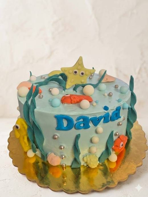 Tort cu tema ocean