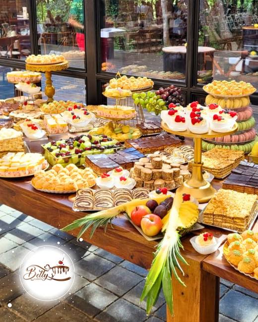 Candy bar pe terasă