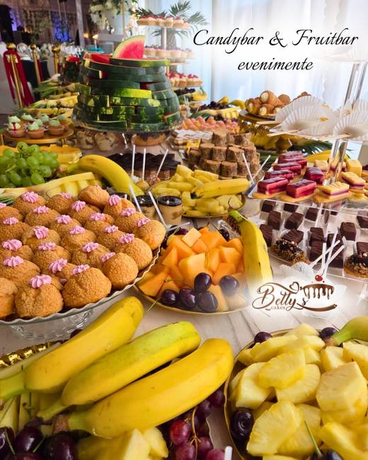 Candy bar și fruit bar pentru evenimente