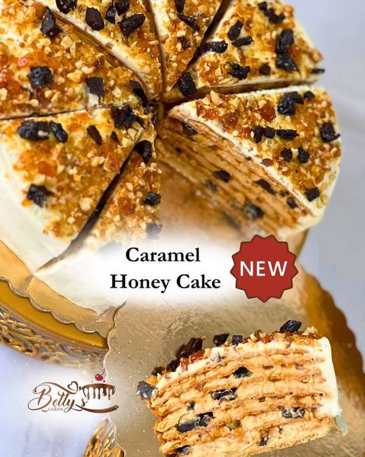 Caramel Honey Cake