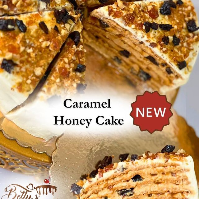 Caramel Honey Cake — Betty's Cakes
