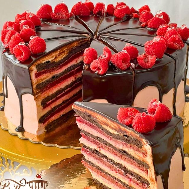 Raspberry Honey Cake — Betty's Cakes