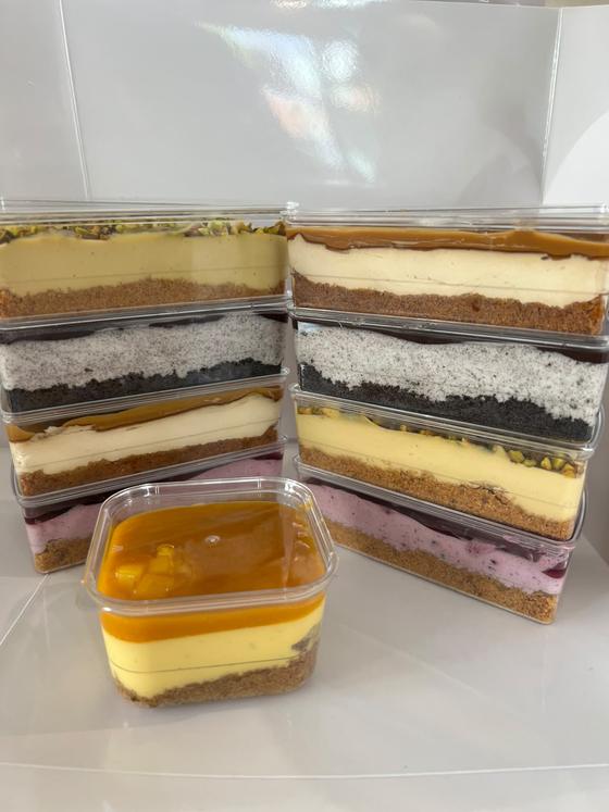 Cheesecake la pahar în straturi