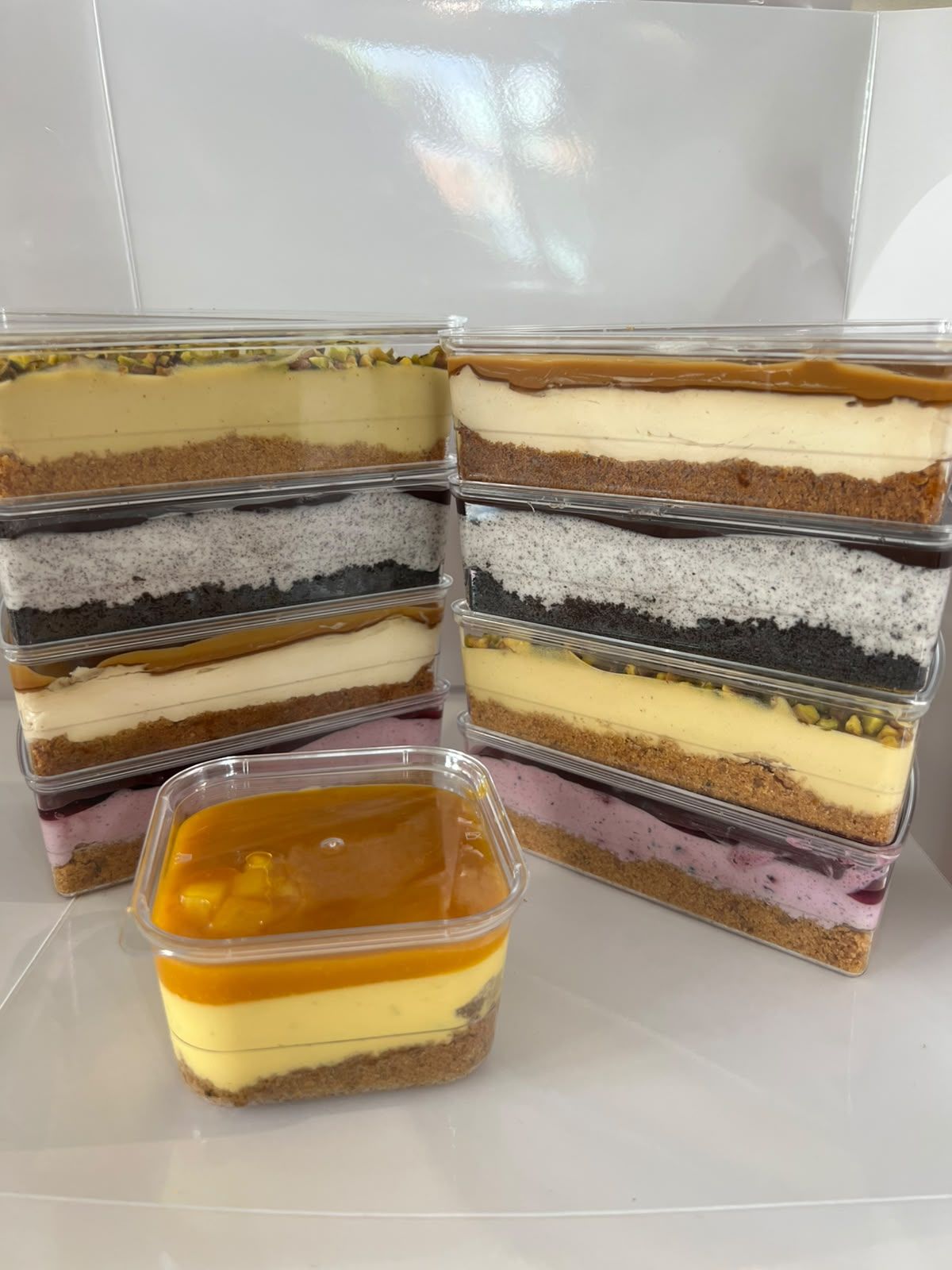 Cheesecake la pahar în straturi